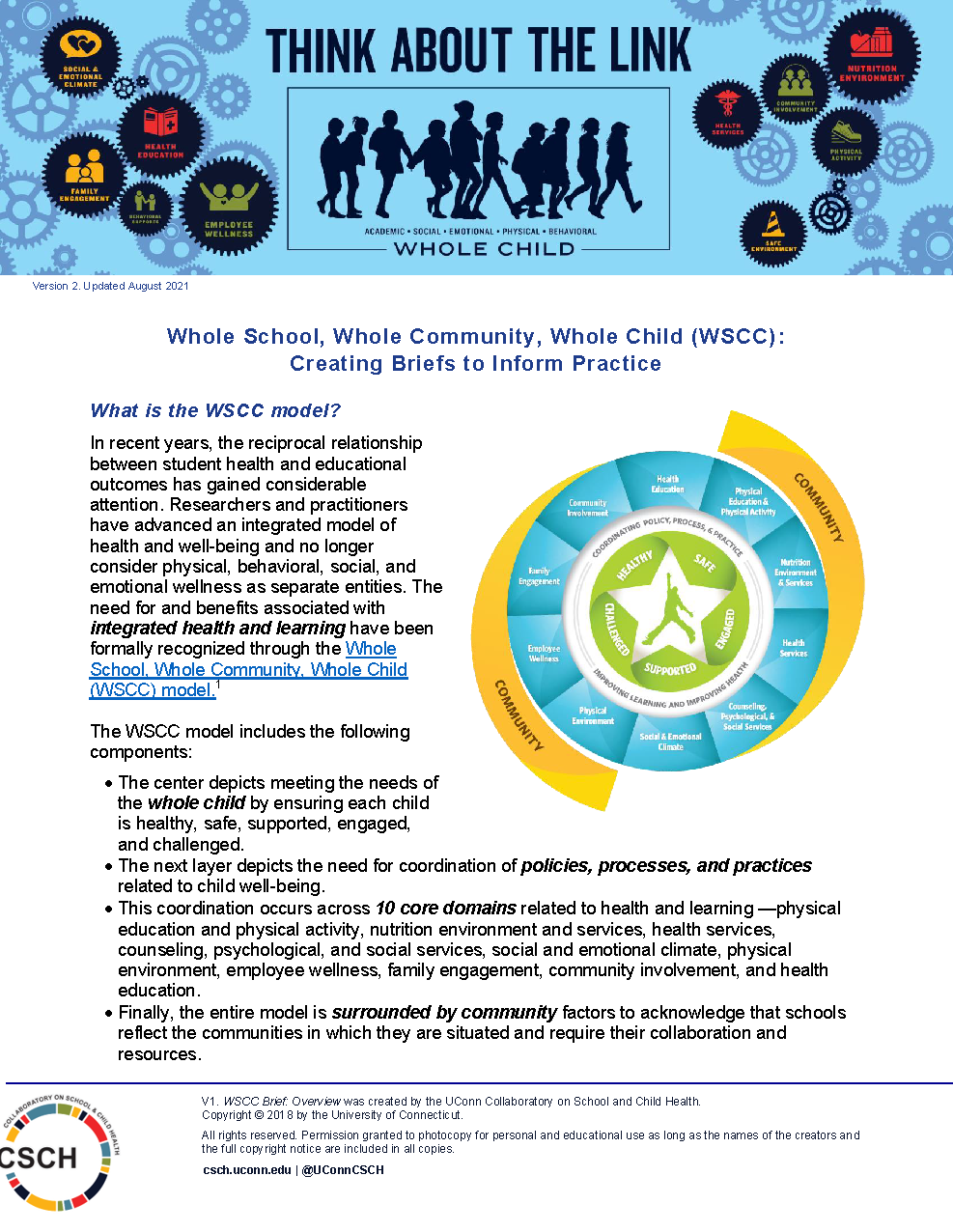 Cover page of WSCC Practice Overview Brief