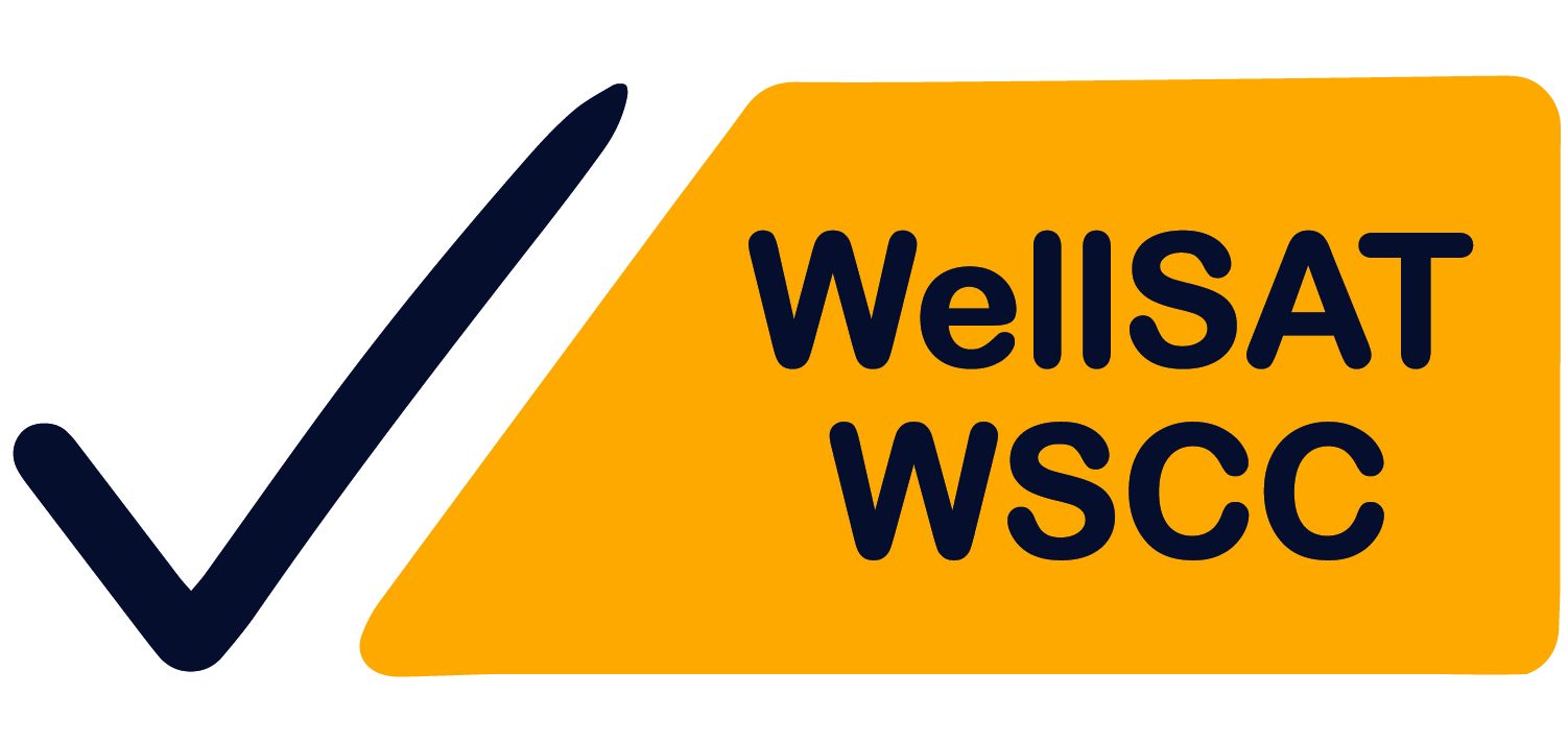 WellSAT WSCC Logo with checkmark