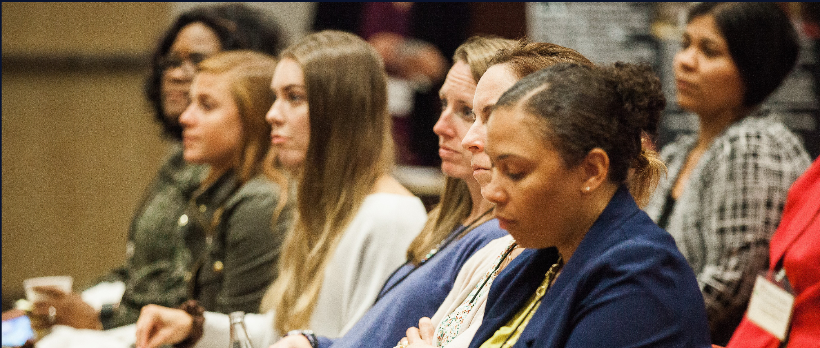 Encore Conference participants listening to pitches