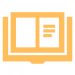 Orange book icon