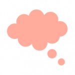 Thought bubble icon.