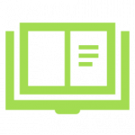 Green book icon