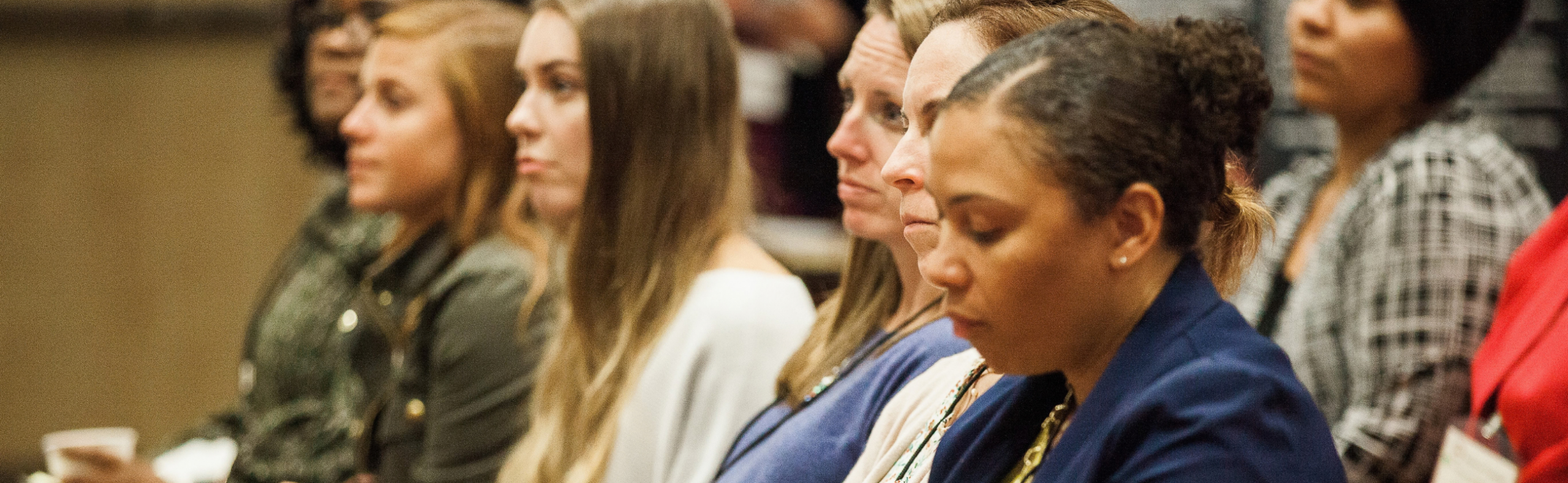 Encore Conference participants listening to pitches
